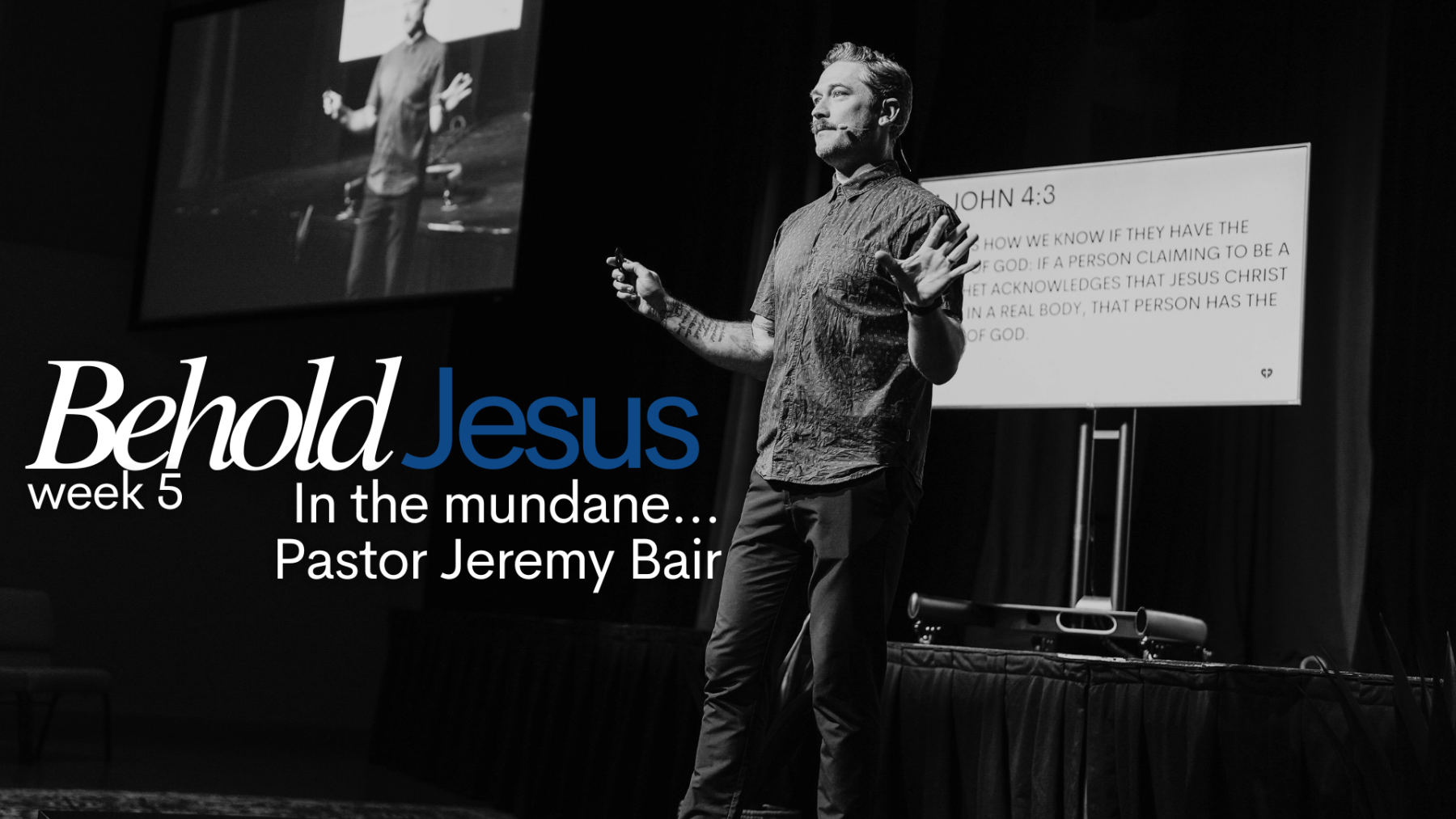 (Audio) Behold Jesus Week 5 | Pastor Jeremy Bair episode artwork