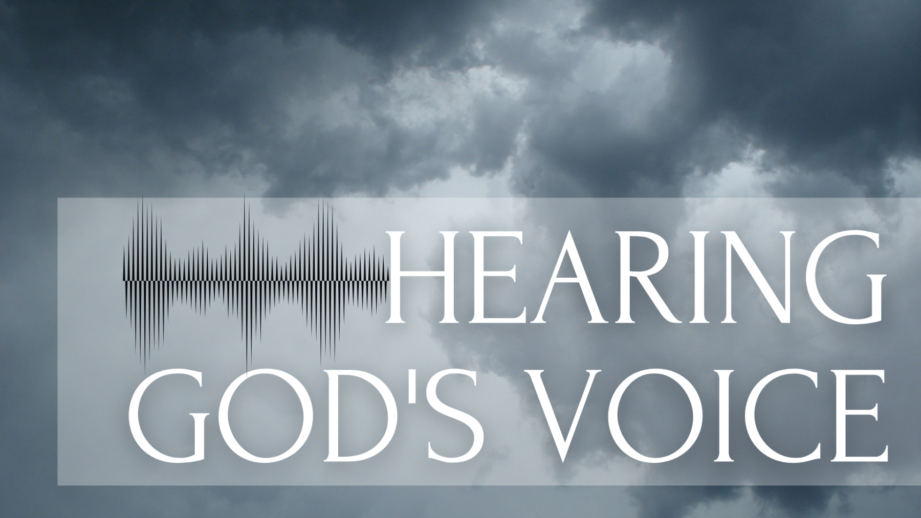 Hearing God's Voice episode artwork