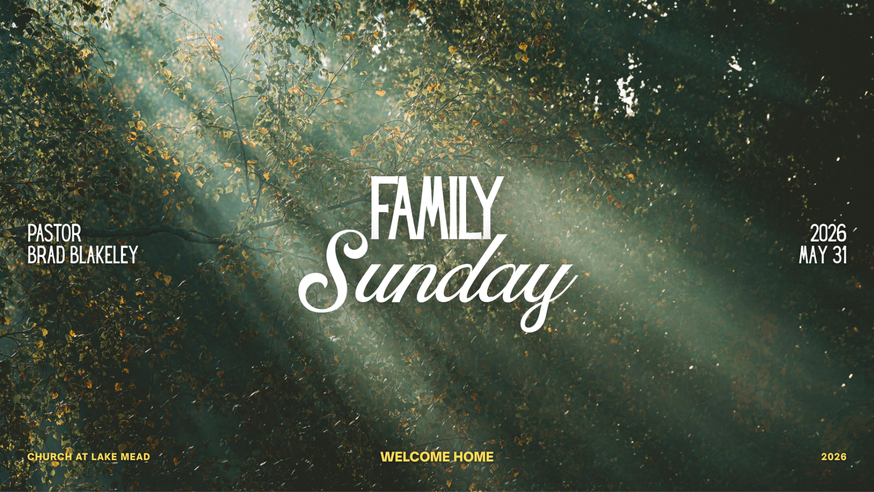 (Audio) Family Sunday with Brad Blakeley episode artwork