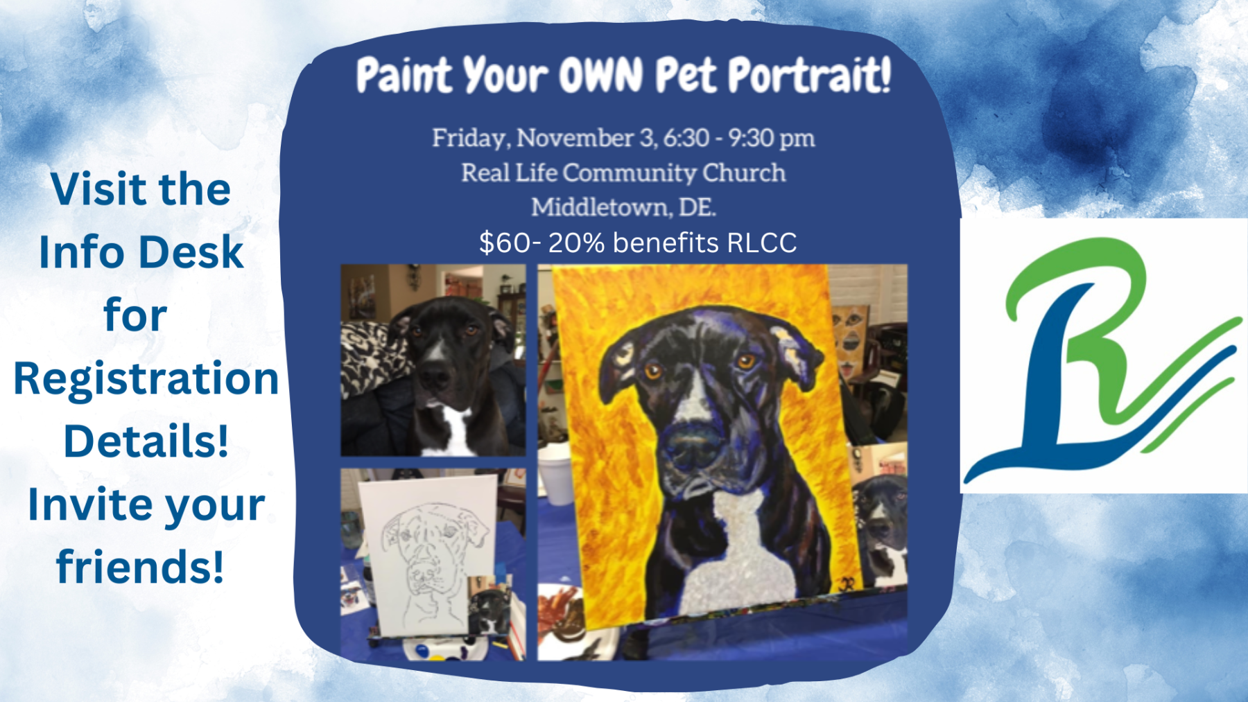 Paint Your Pet Event Real Life Community Church