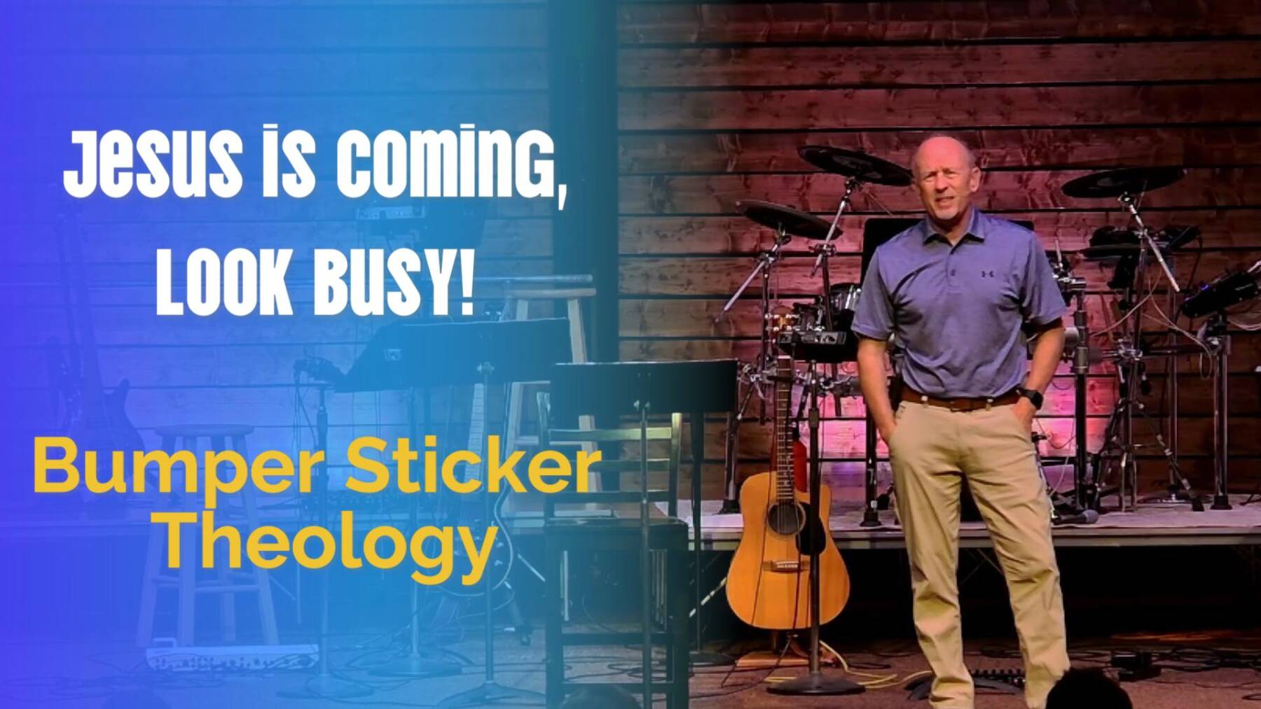 Bumper Sticker Theology: Jesus is coming, look busy! | 8/2/2026 episode artwork