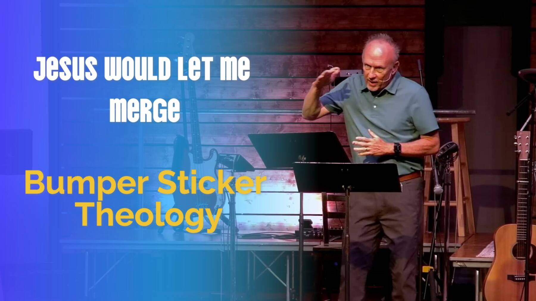 Bumper Sticker Theology: Jesus would let me merge | 7/26/2026 episode artwork