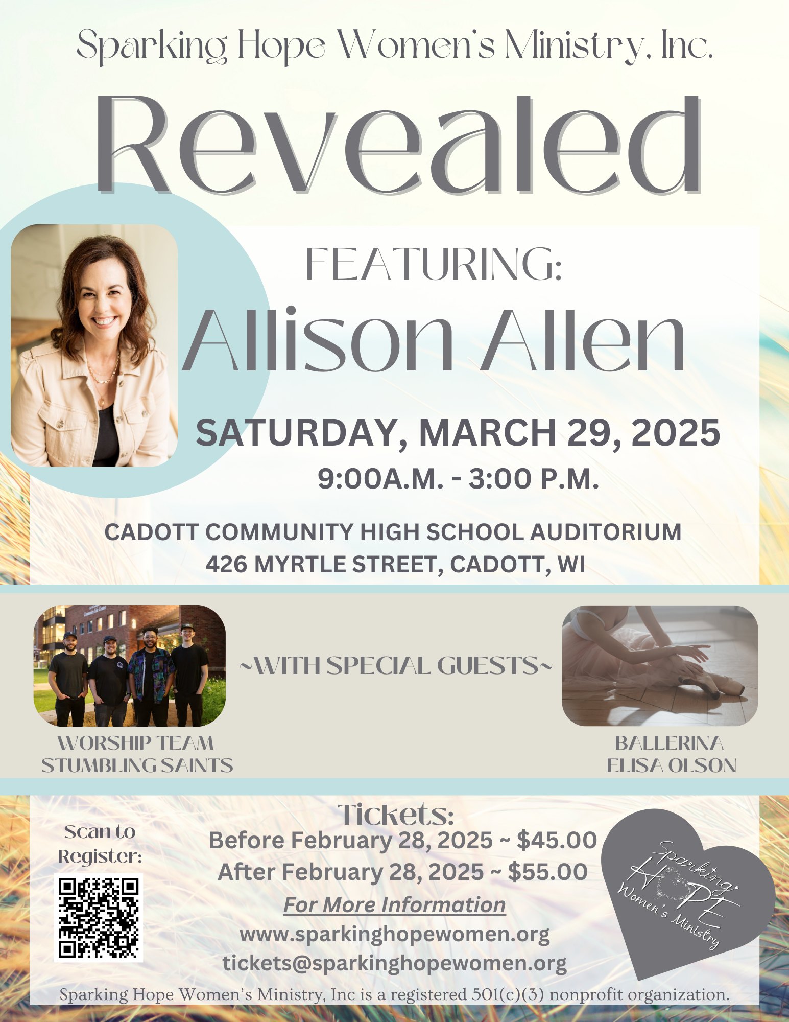 Sparking Hope Women's Conference - New Hope Assembly of God