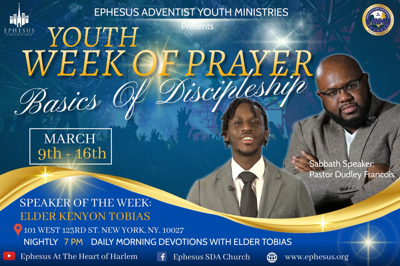 Youth Week of Prayer The Ephesus Seventhday Adventist Church
