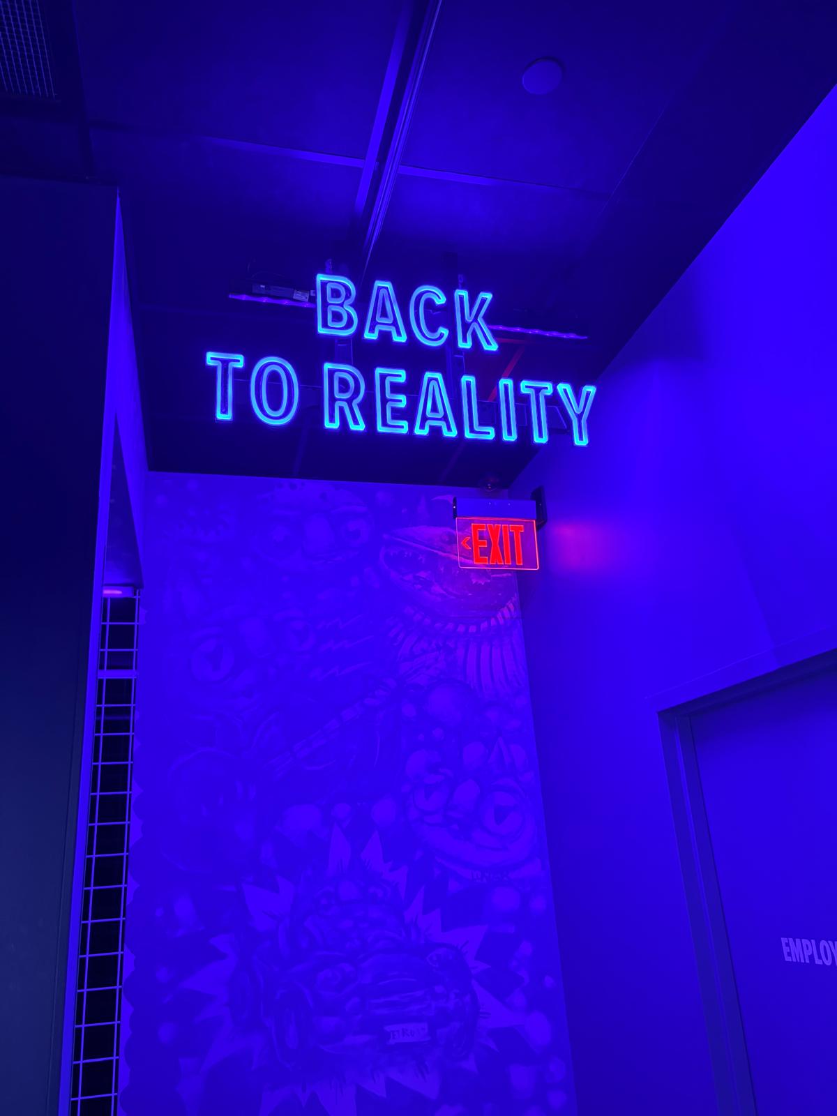 Back to reality