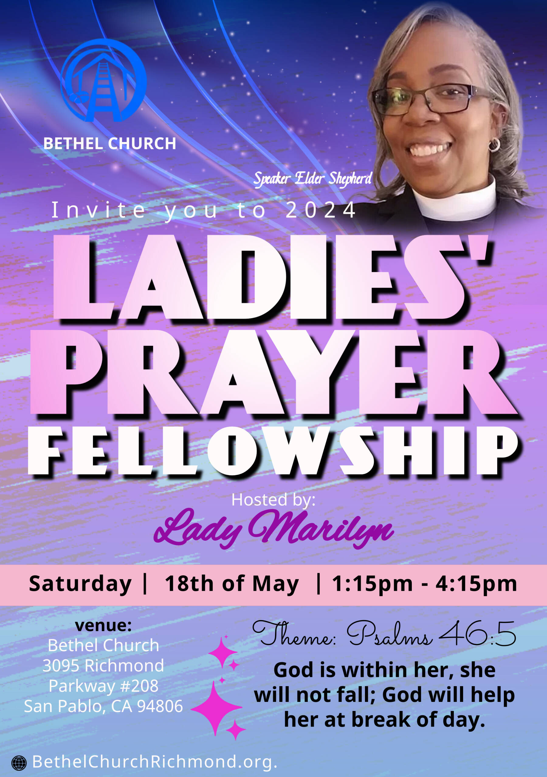 Women's Ministry Meeting - Bethel Church, image size:1800x2555