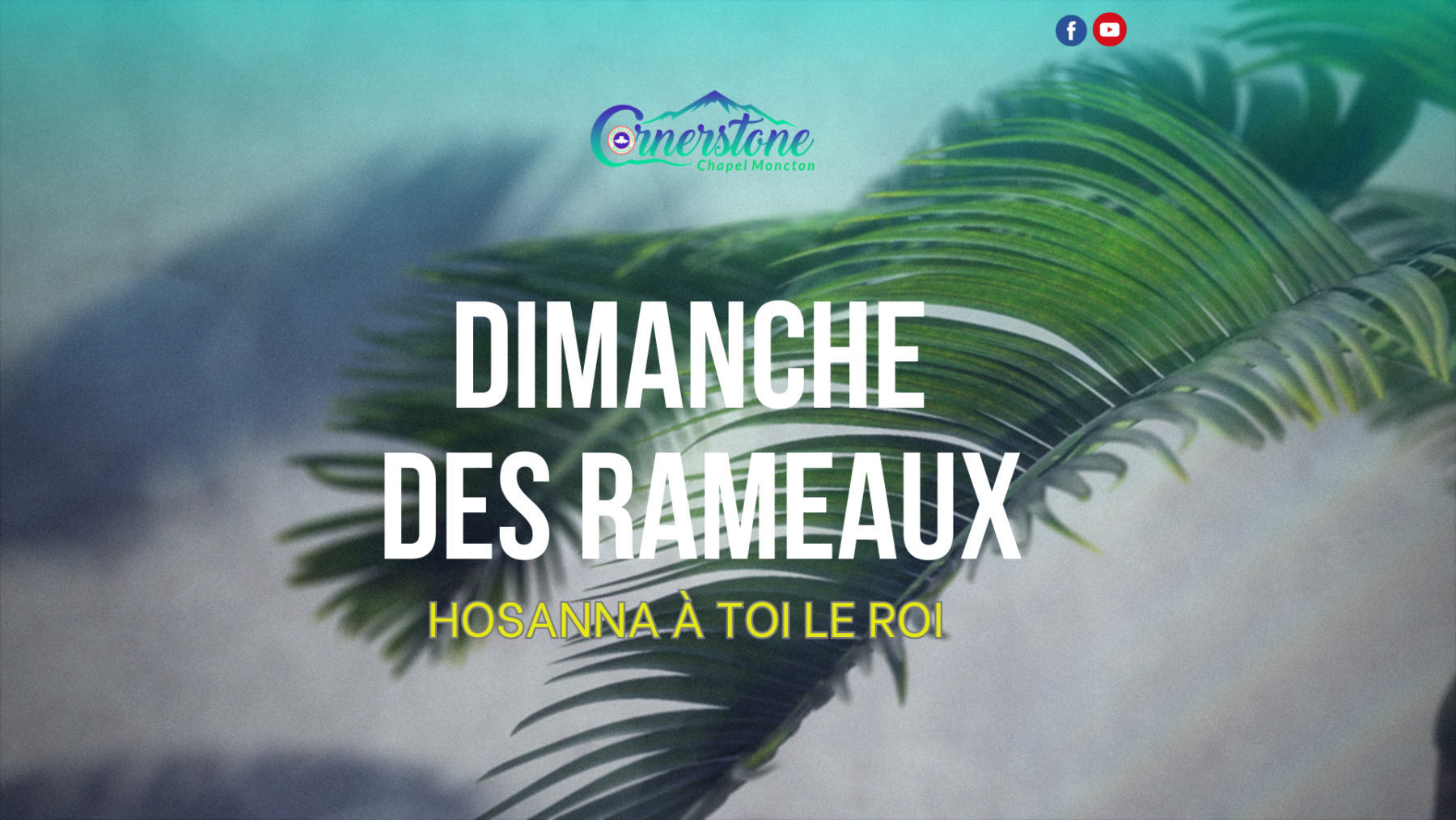 Dimanche des Rameaux à 10 h