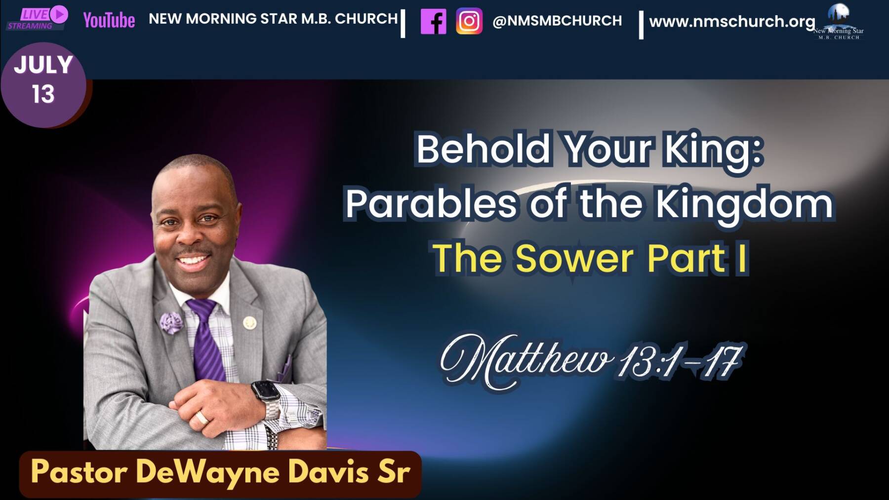 Behold Your King: The Parable of the Sower - Part 1 - New Morning Star ...