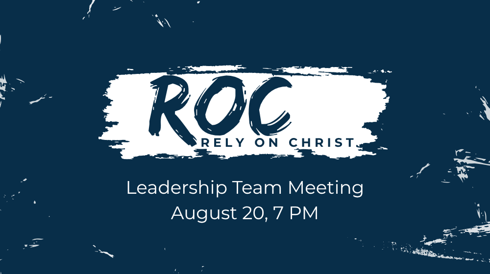 Doc Roc Leadership ROC Leadership Team Meeting - Ainsworth Evangelical Free Church