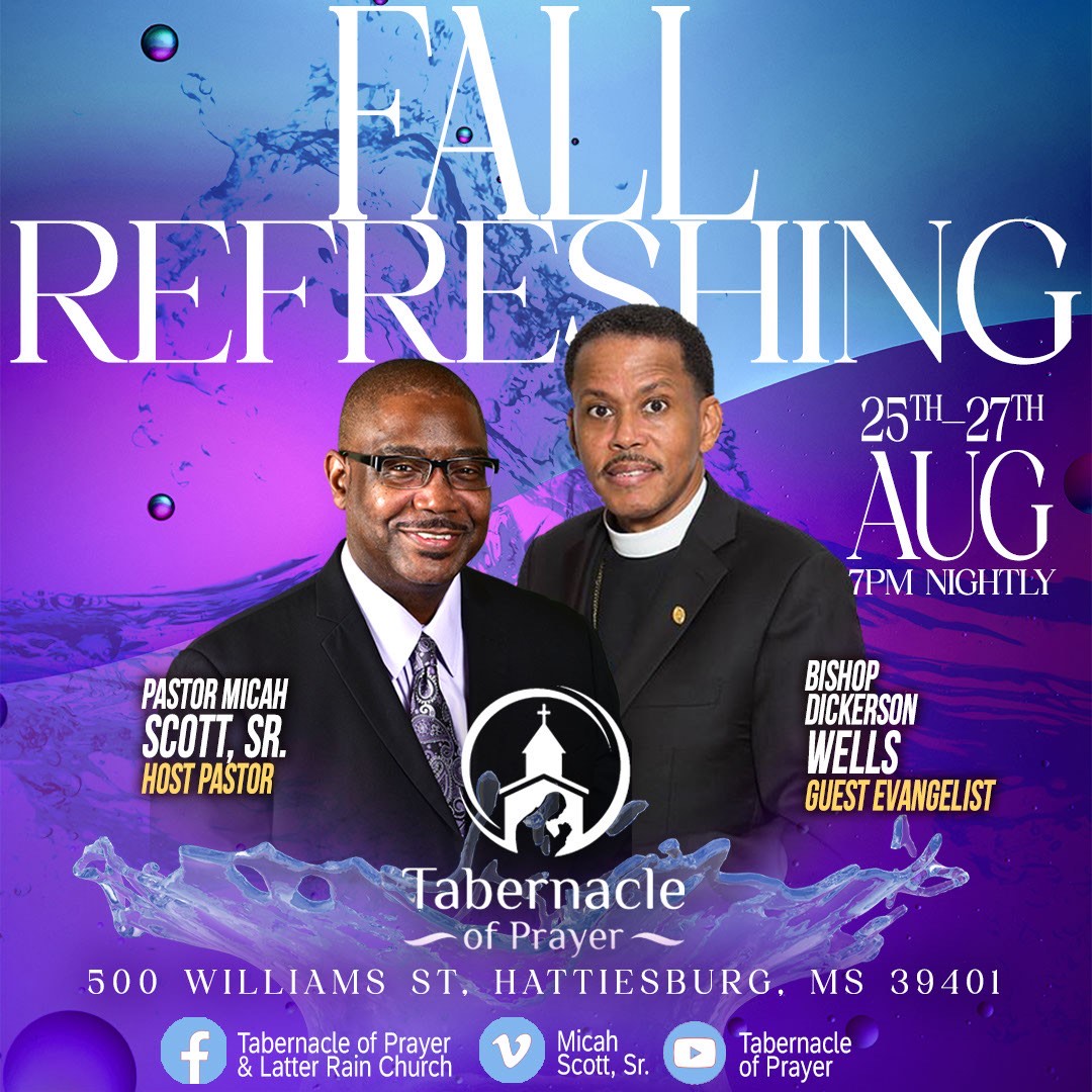Fall Refreshing Revival with Bishop Dickerson Wells