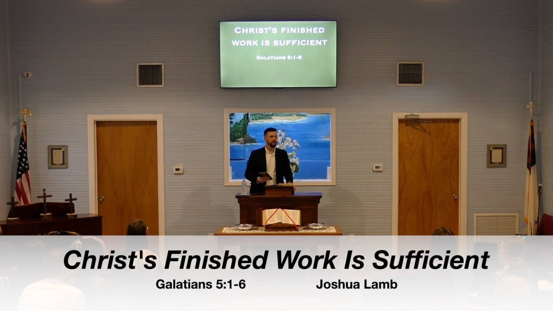 Christ's Finished Work Is Sufficient - Pine Grove Baptist Church