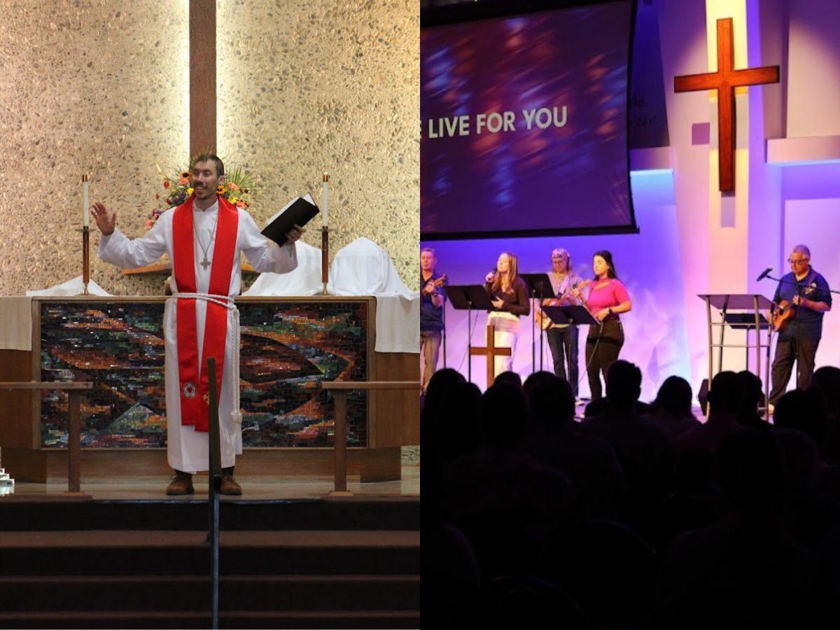 Traditional and contemporary worship at Christ Lutheran